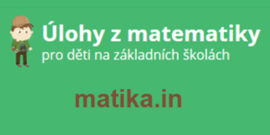 Odkaz na Úlohy z matematiky Matika.in